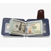 New Small Men's Wallet With Coin Pocket Card Slot Money Clip Dollar Banknote Slim Purse Zipper Cash Holder Bag A Metal Clamp 3