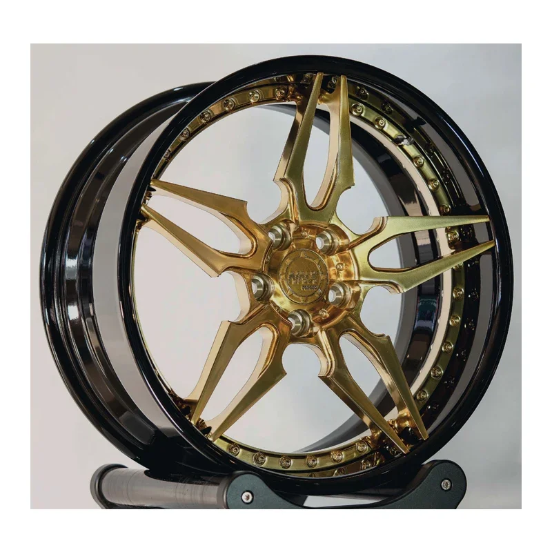 

Две индивидуальные автомобильные колеса 18 19 20 21 22 23 24 дюйма T6061, кованые колеса из алюминиевого сплава