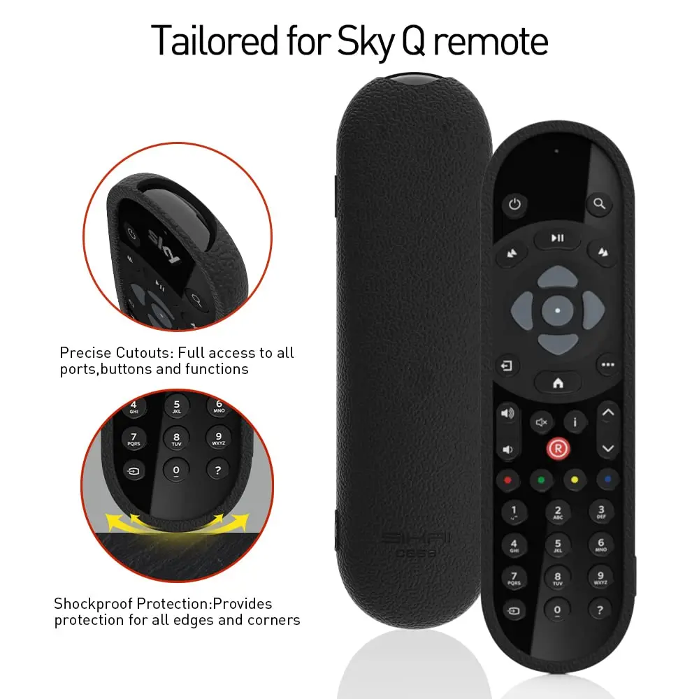 Shockproof Remote Control Cover with Hand Loop – Skin-Friendly Protective Case