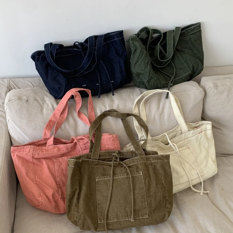 

Сумка через плечо большой емкости CanvasBags для девочек, женская сумка в стиле ретро