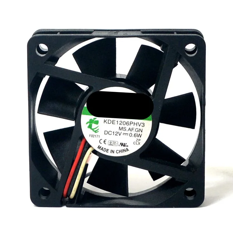 

Original new 100% working KDE1206PHV3 6015 12V 0.6W 6CM 12V Silent Fan Service