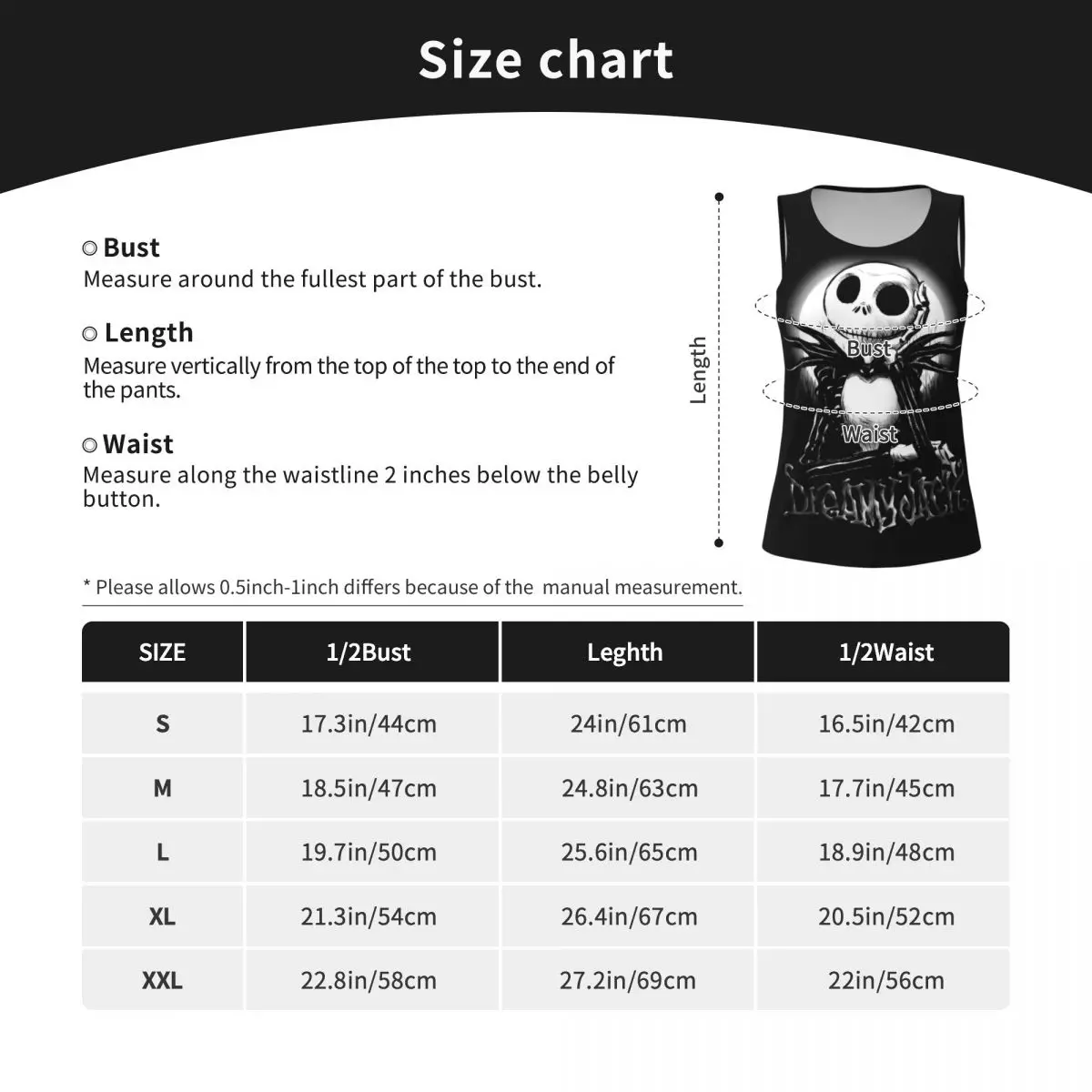 The Nightmare Before Christmas Workout Tank Tops Women Quick Dry Sleeveless Horror Movie Skeleton Jack Night Yoga Shirt