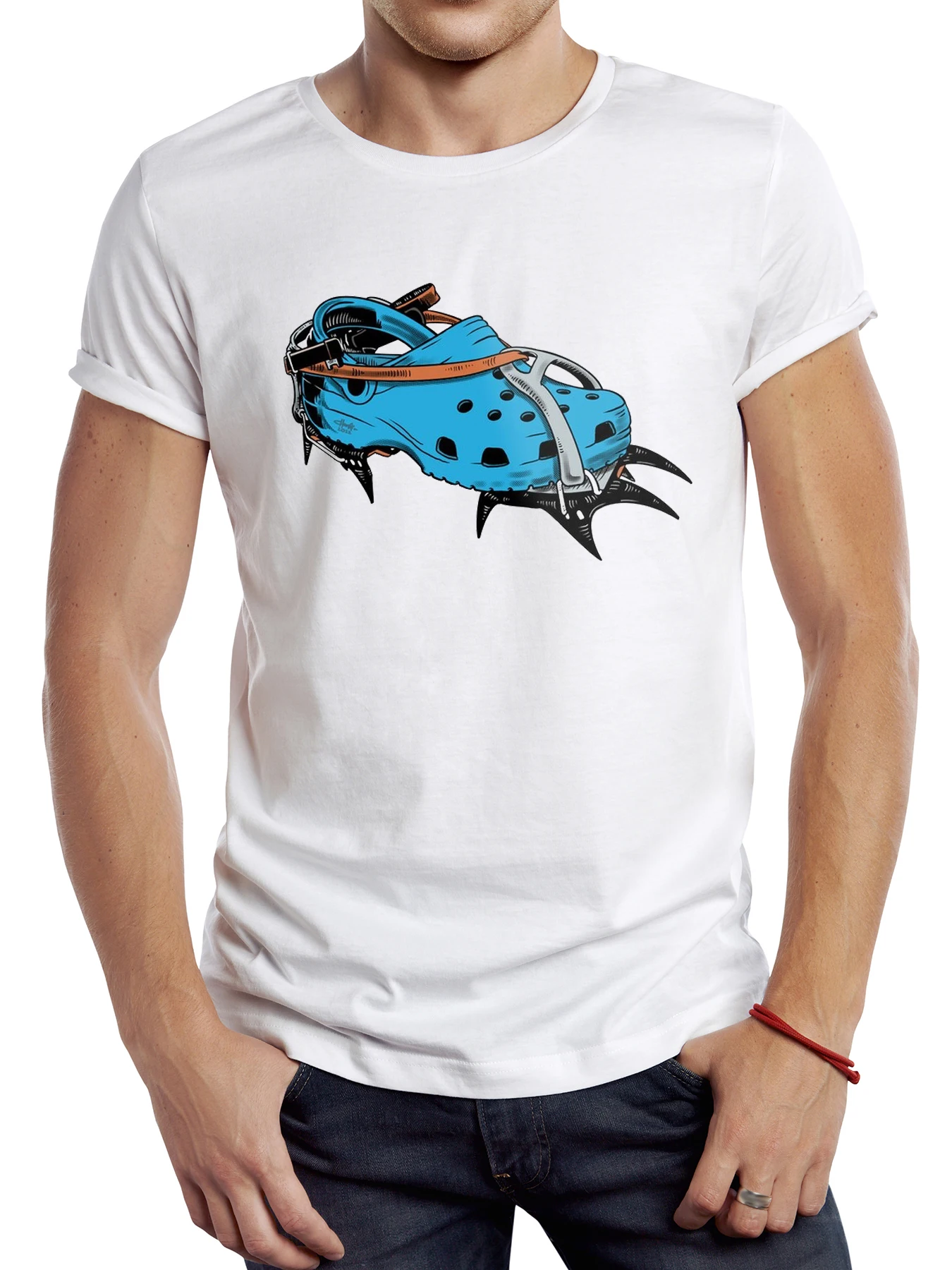 Teehub perfekte Kletter ausrüstung Männer T-Shirt Grafik Streetwear Kurzarm Casual Tops Sport Klettern T-Shirt – Detail 1
