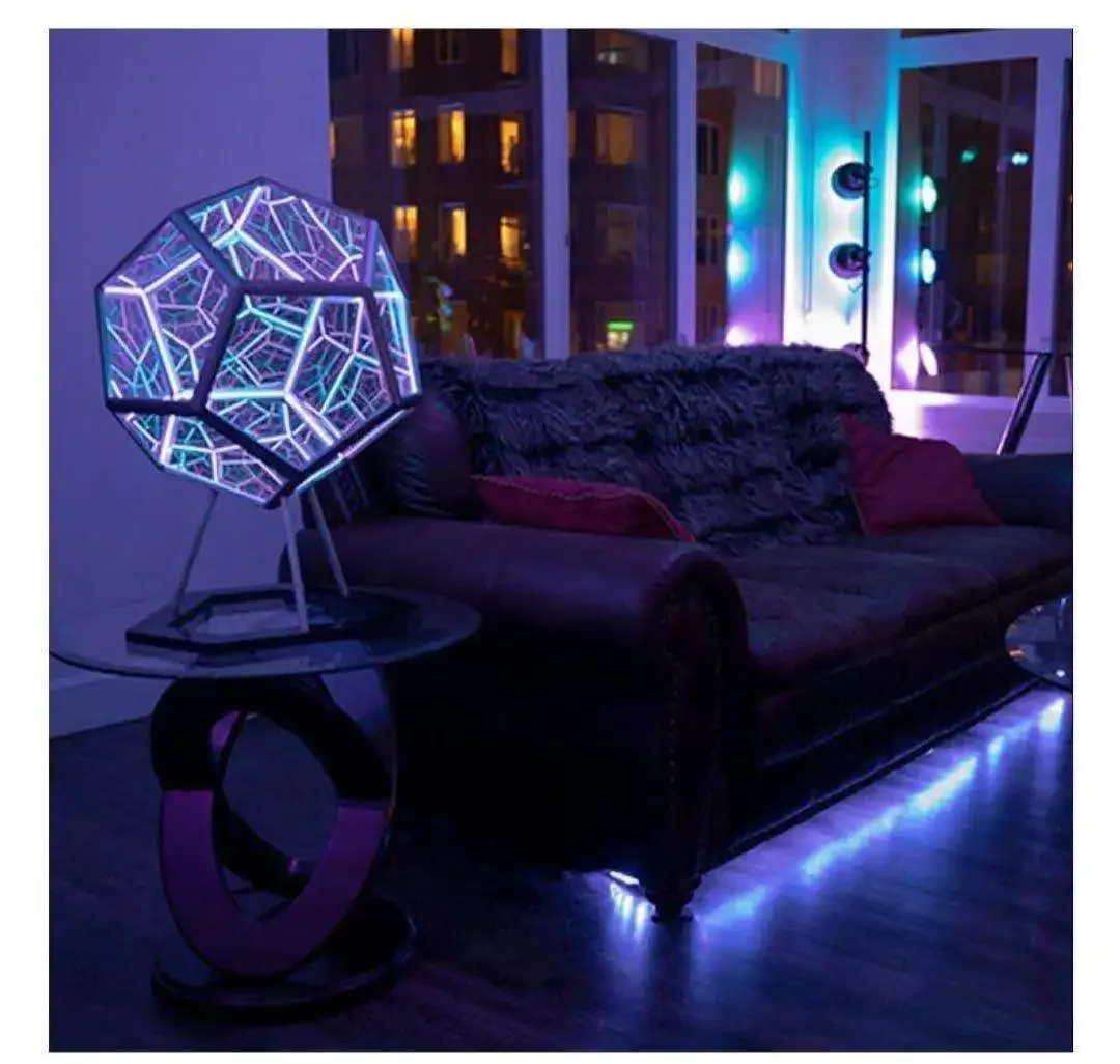 Creative Dodecahedron Art Light Night Lights Dream Lamps Star Lights Birthday Gifts Lights for Bedroom Aesthetic Galaxy Light