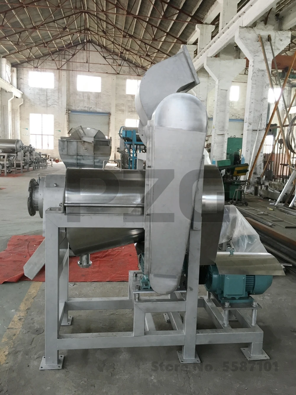 Industrial 2.5Ton/H Crushed Vegetable Juice Making Machine Screw Juicer Spiral Crushed Orange Lemon Fruit Juicer With Crusher 3