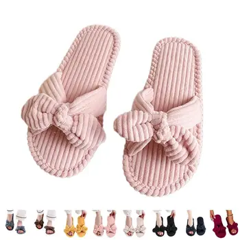 Women's Sweet Slides For Season Bohemian Slippers Home Comfortable Light Silent EVA Anti Slip Living Room Shoes 1