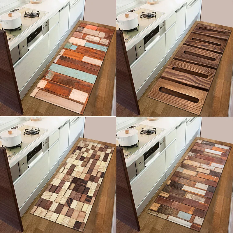 

Kitchen Mat Home Porch Door Living Room Bedroom Bedside Floor Carpet Corridor Non-slip Can Be Customized