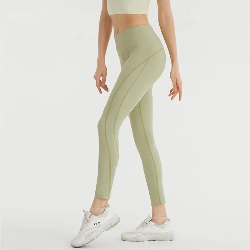 

yoga pants high waist buttock lifting tight elastic summer new slimming outer wear nine points fitness pants