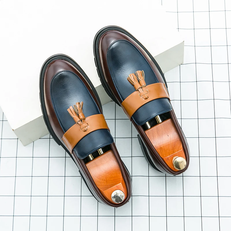 Leather Shoes For Man Genuine Leather Big Size High Quality Designer Formal Shoes Casual Fashion Business Oxford