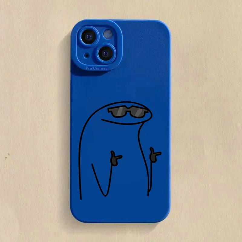 Adorable Cartoon Matchman Shockproof Silicone Phone Case