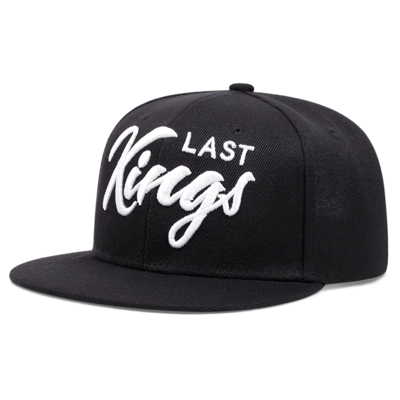 Kings Last Fashion Letter Embroidered Button Adjustable Men's and Women's Korean Hip Hop Sunshade Baseball Hat