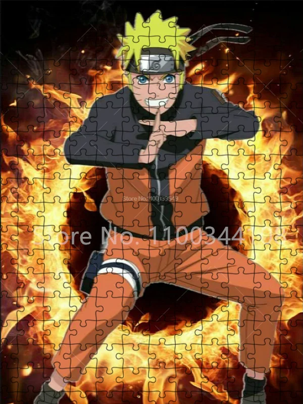 Naruto personagem kakashi 1000 peça quebra-cabeças desenhos animados anime  filmes diy criativo quebra-cabeça de madeira descomprimir brinquedos  educativos - AliExpress