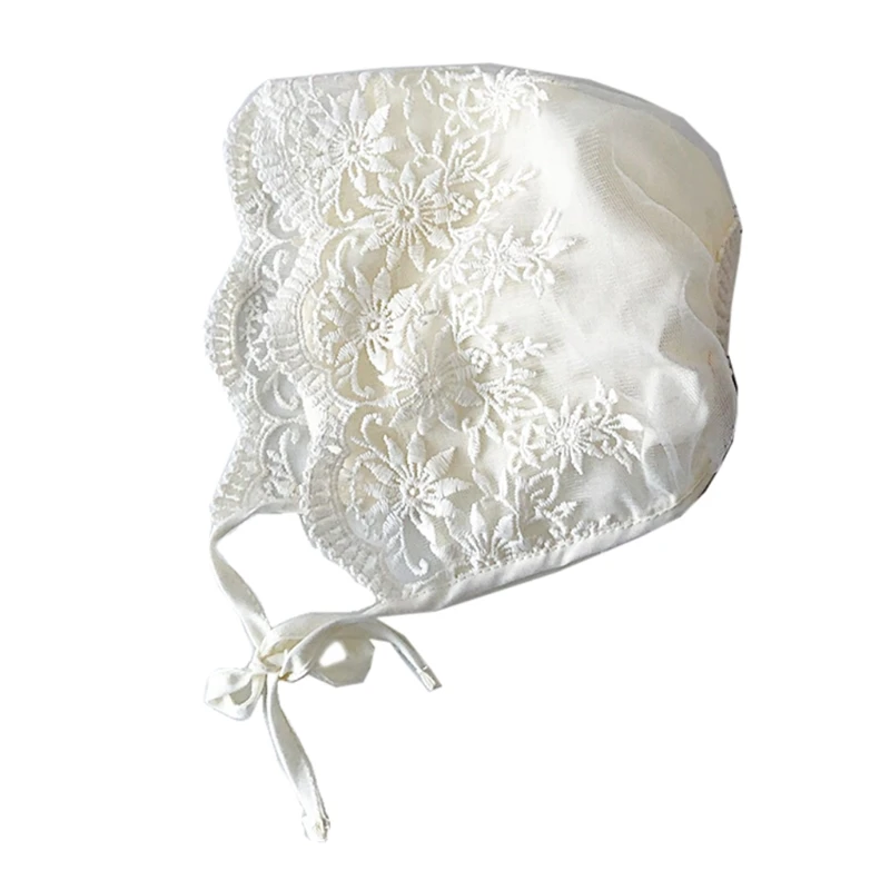 

Lace Newborn Baby Hat Cotton Kids Baby Girl Cap Princess Infant Toddler