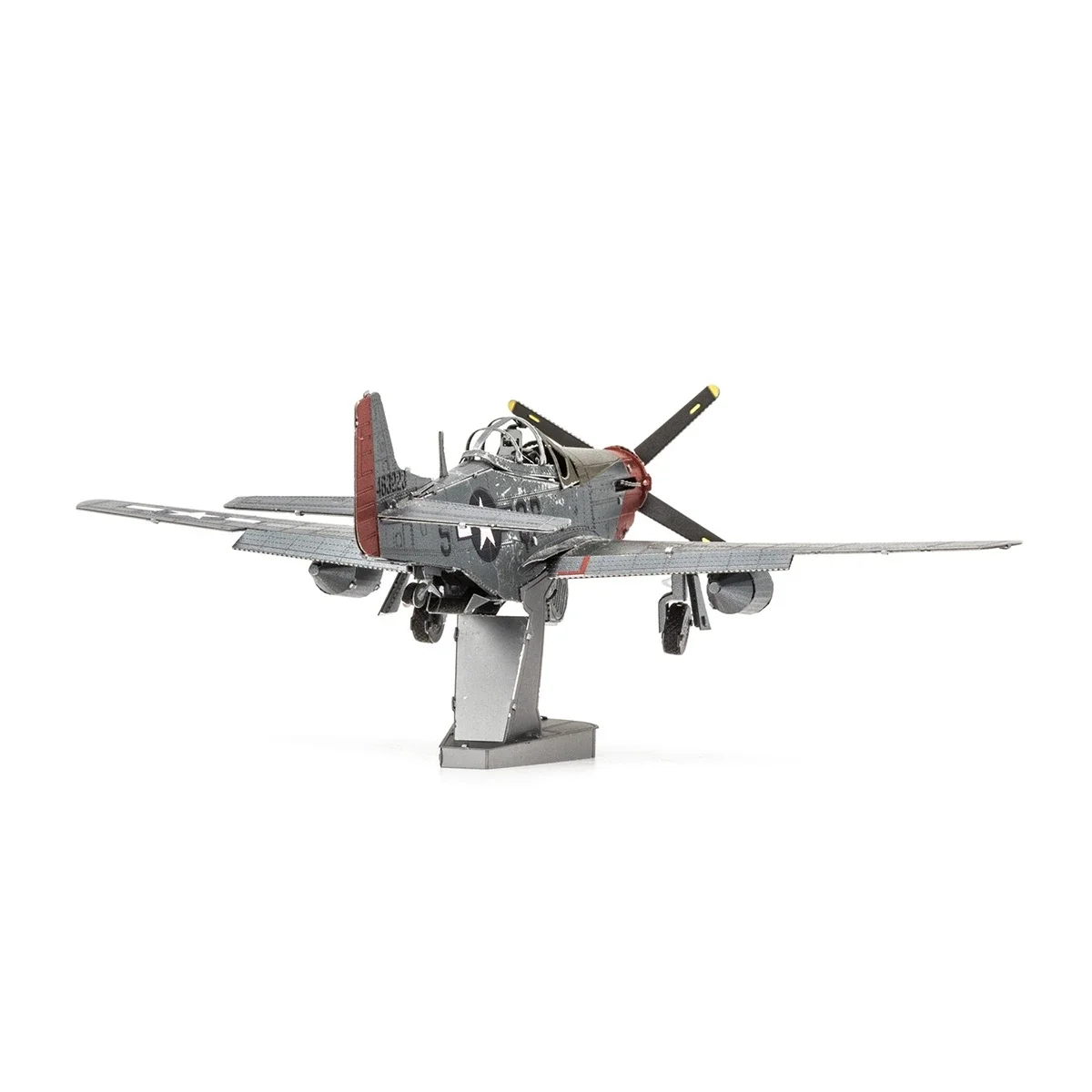 P-51D 3D Metal Puzzle model kits DIY Laser Cut Puzzles Jigsaw Toy 3