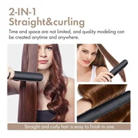 Wireless Portable Type-C Hair Straightener and Curler Perfect Travel Styling Tool for Students Dorms and On the Go 1
