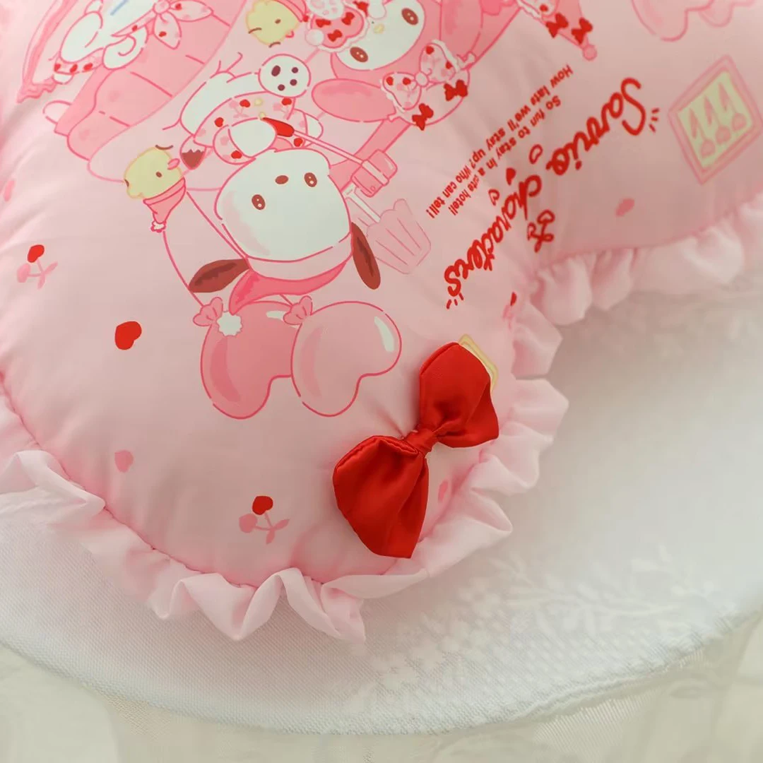 Bedroom Toys Photography Props Baby Sleeping Cushion Children Plush Toy Lovely Princess Cartoon Heart-shaped Pillow 6