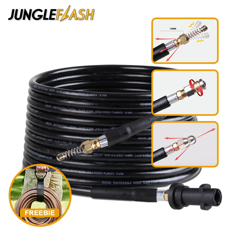 AGS 40MPa/5800PSI Auto Washer Hose High Pressure Water Cleaning Rubber