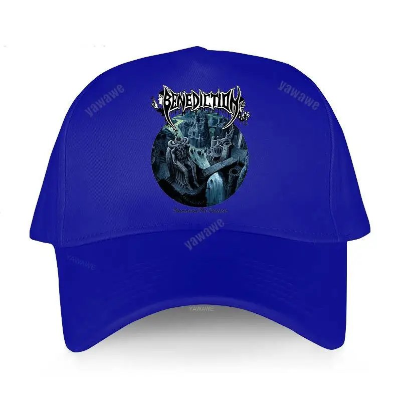 Men Baseball Cap High Quality hats Unisex Snapback BENEDICTION TRANSCEND THE RUBICON Dad Caps outdoor summer short visor hat