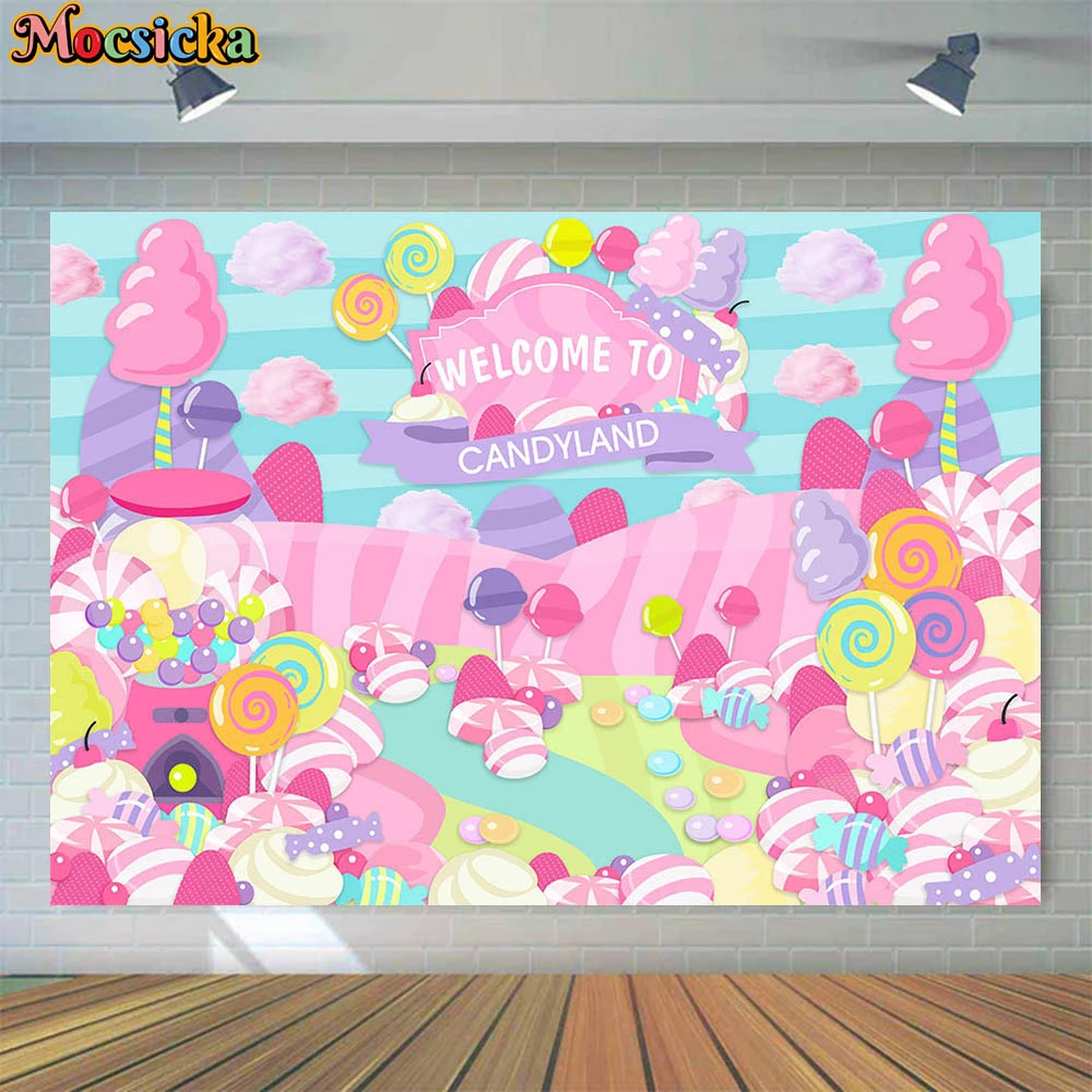 Candy Themed Birthday Banner | Candy Theme Birthday Banner - Theme ...