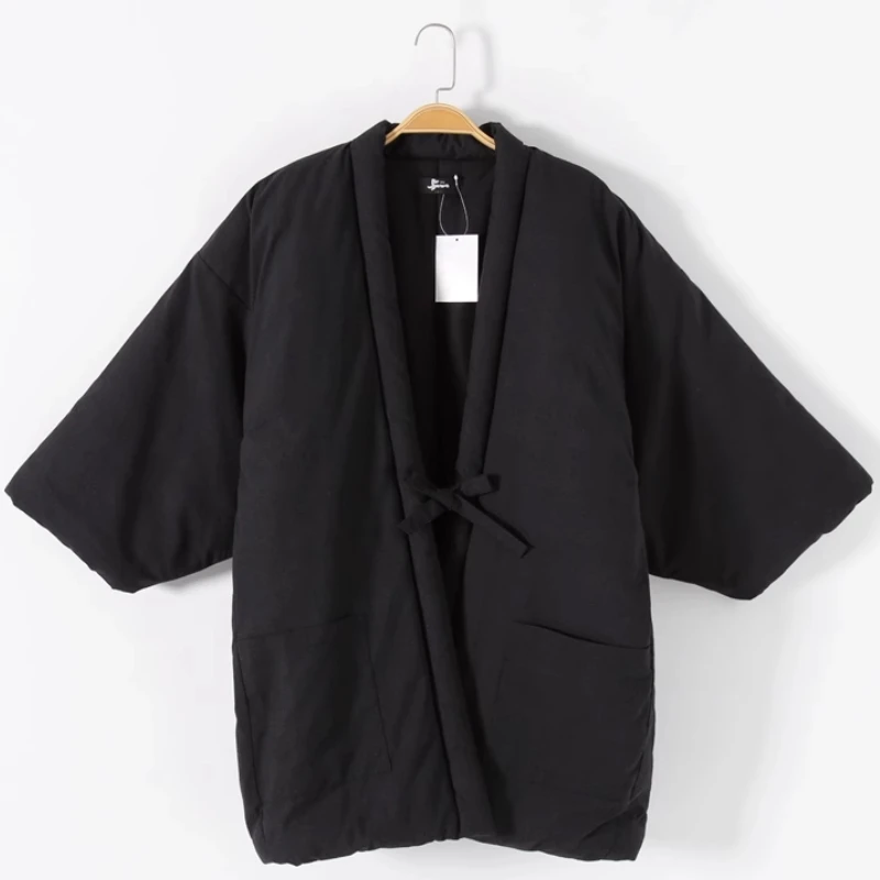 Hanten Jackets Coats Kimono Winter Cardigan Haori Women Warm Thicken Yukata Men Japanese Vintage Clothes japanese kimono japanese kimono cardigan