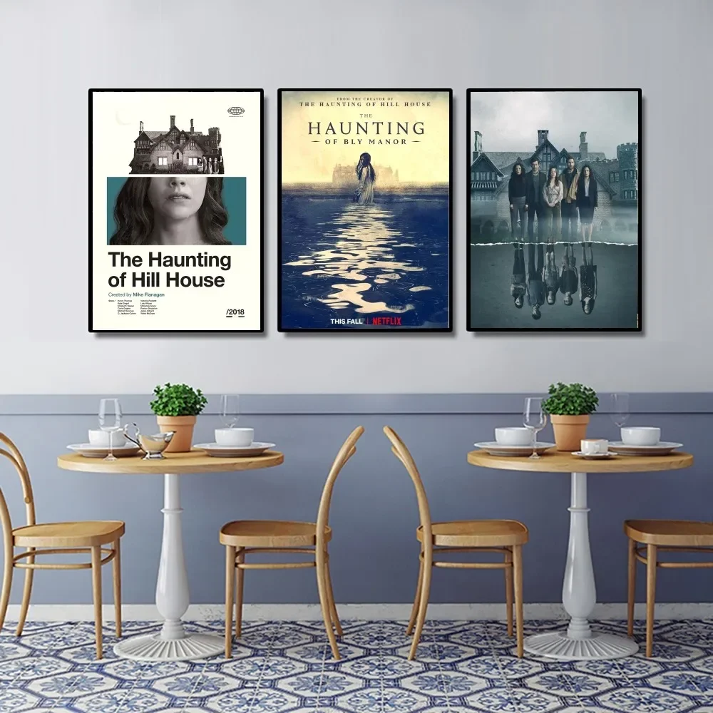 The Haunting Of Hill House Poster Kraft Club Bar Paper Vintage Poster Wall Art Painting Bedroom Study Stickers