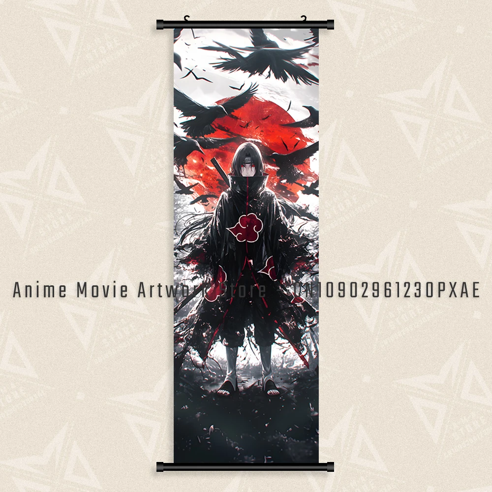 Naruto Anime Wall Art Canvas - Hatake Kakashi Home Decoration Mural