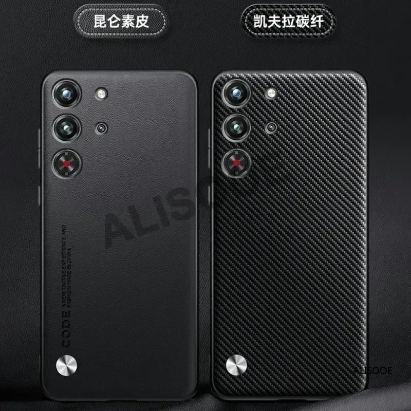 Luxury Fiber Texture PU-Leather Protective Cover Case