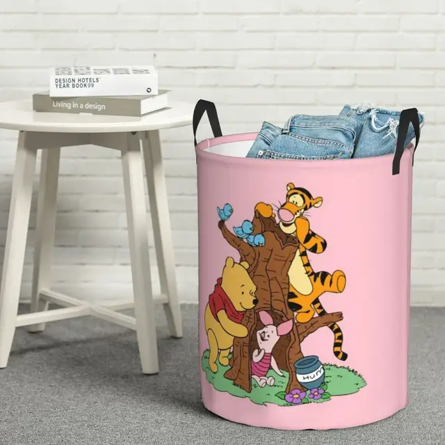 Winnie The Pooh Laundry Hamper, Storage Basket, Nursery