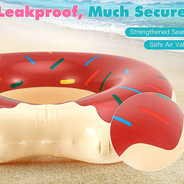 Rooxin Donut Inflatable Swimming Ring 6