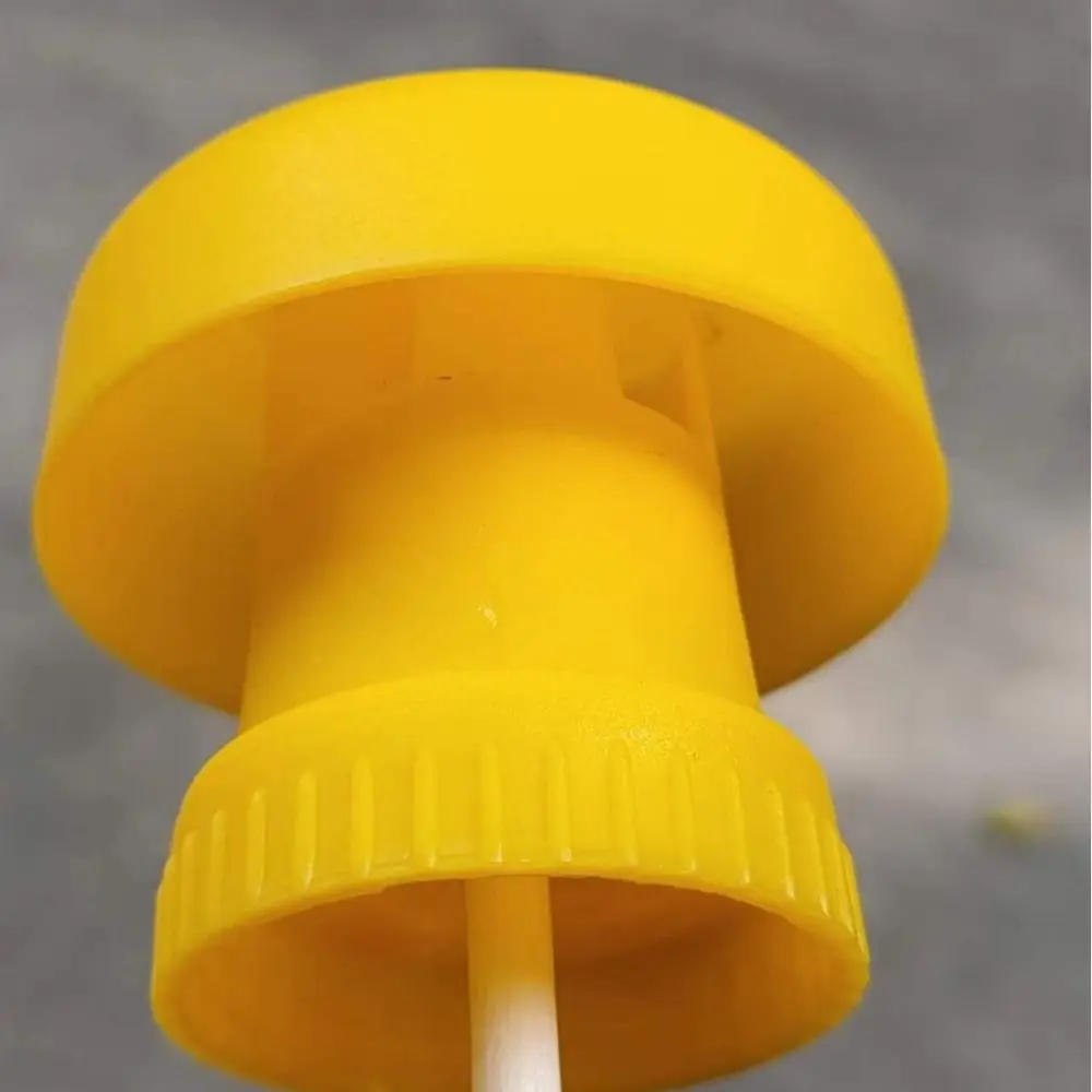 Description Picture 6 of item10pcs High Efficiency Plastic Fruit Fly Trap Killer Yellow Practical Insect Trap Hanging Fly Catcher Pest Control