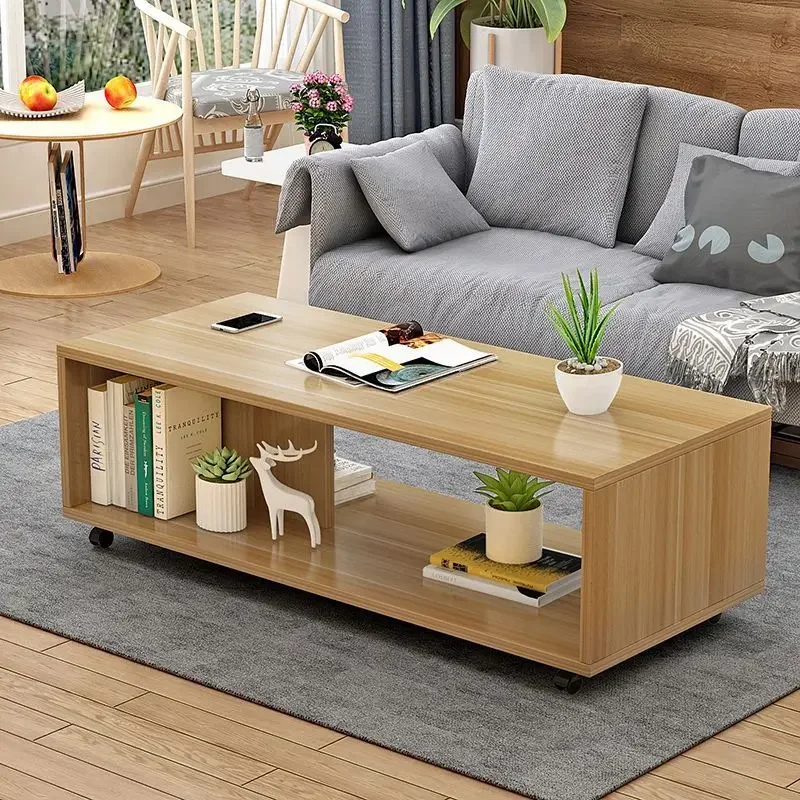 

2023 Year New Aoliviya Official New 100*40cm Special Offer Coffee Table Side Table Portable Simple Small Coffee Table White Mode