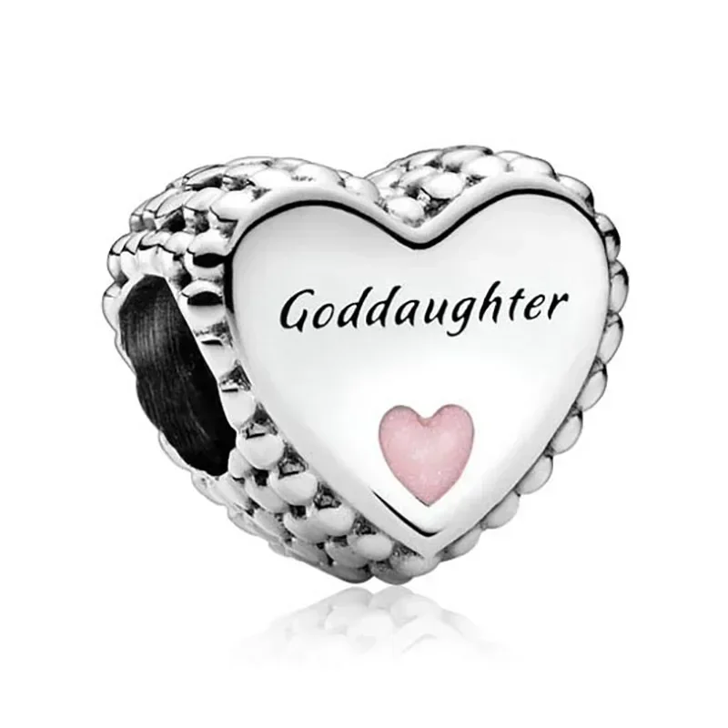 Beads for Jewelry Making Love Dad Nan Mom Sister Best Friends Beads Fits Pandora Charm Bracelet&Bangle DIY Women Jewelry Making
