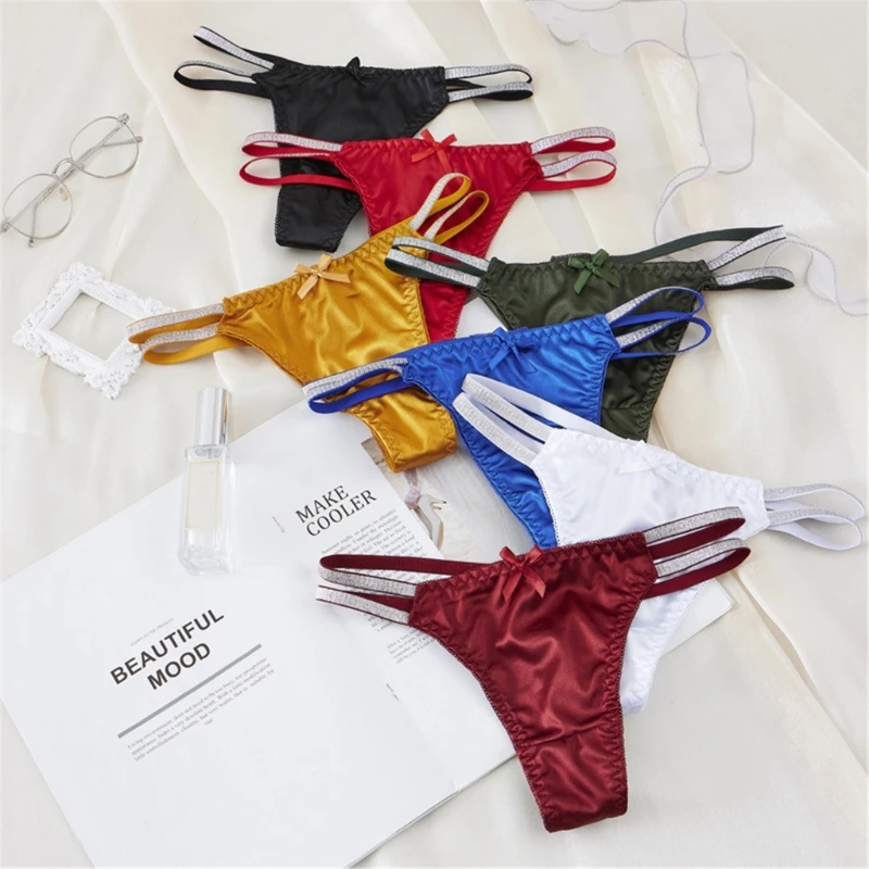 

Womens Sexy Underwear Low Rise Underpants Sexy Bow Tie Briefs Bow Tie Knickers