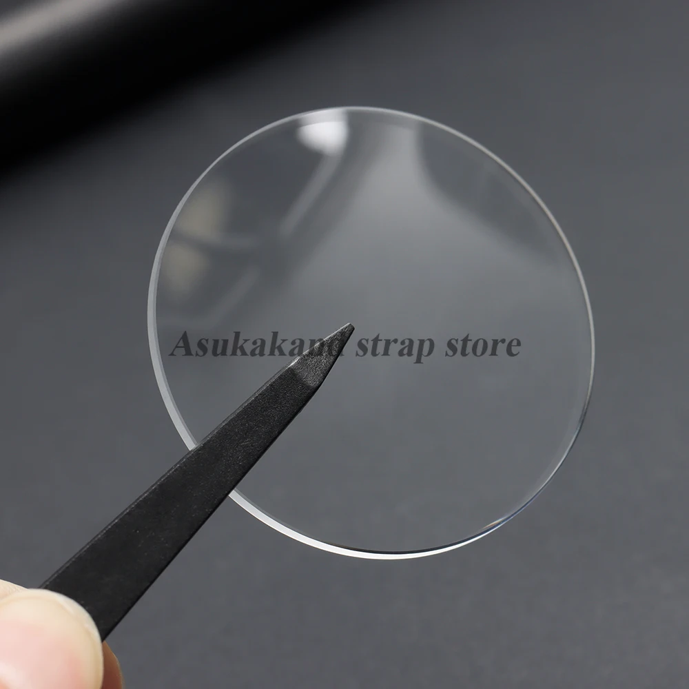 1PCS 두꺼운 1.0mm 1.5mm 2.0mm 시계 유리 교체 볼록형 더블 돔 직경 28mm-38.5mm 시계 제조 업체용 투명 크리스탈
