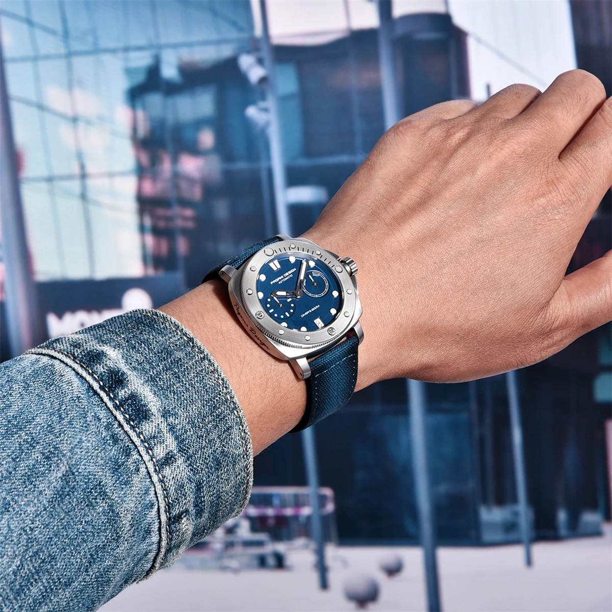 Mechanical Watch PAGANI DESIGN Men's Watches Diver Automatic Mechanical Watch Sapphire Stainless Steel Sport 20 Bar Clock Relogios Masculino