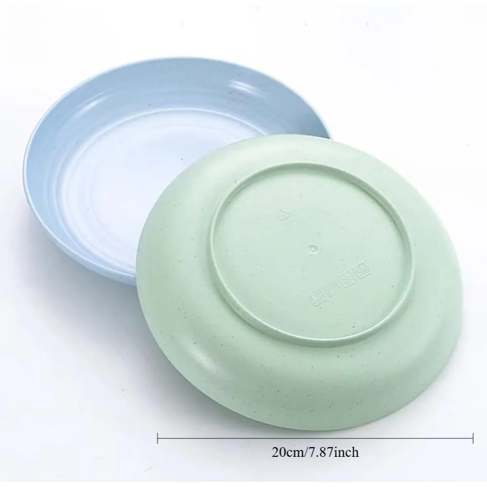 Wheat Straw Dinner Plates 6