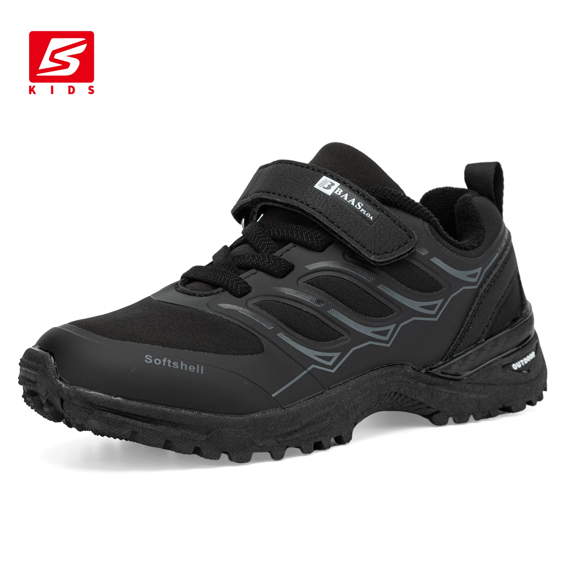 Baasploa Boys Hiking Shoes Children Outdoor Sneakers Sports Running