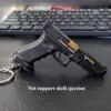 1:3 Alloy G34 TTI Pistol Model Keychain Disassemble Mini Gun Toy Craft Bag Pendant Holiday Gifts for Chlidren Adults 6