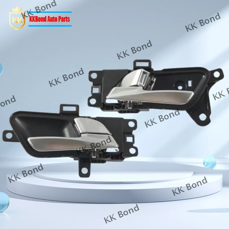 4PCS 은빛 자동차 왼쪽 오른쪽 인테리어 도어 핸들 현대 Creta Ix25 2015 2016 2017 2018 82610-A0010 82620-A0010