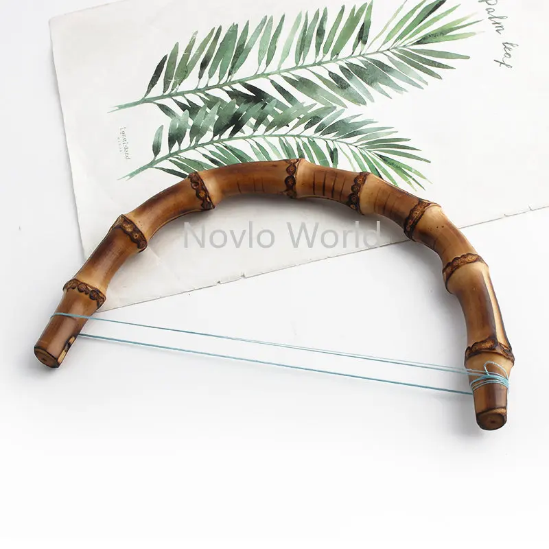 11 14 17 19 CM U Shape Bamboo Handles For Purse Kiss Clasp Frame Handbags Shoulder Bags Crossbody Tote Handcrafted Accessories