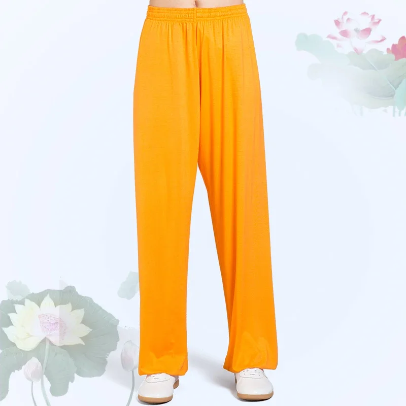 Modal Tai Chi Pants Woman And Man Wu Shu Pants Spring And Summer Martial Art Yoga