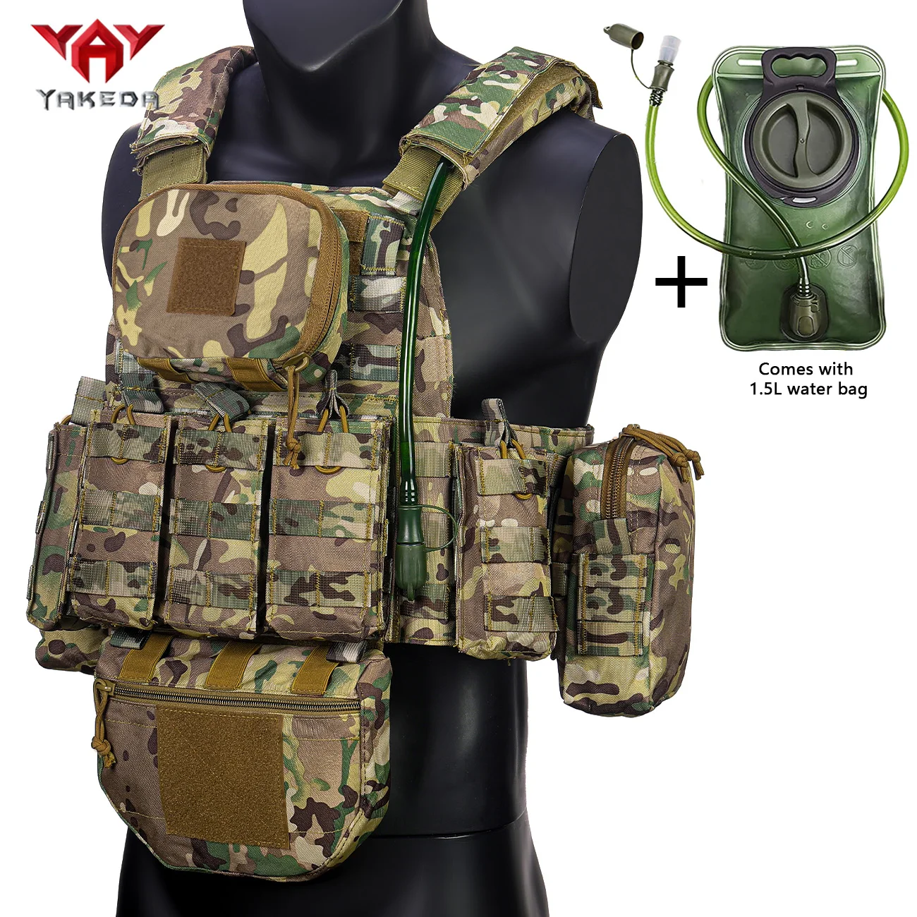 Camouflage Multifunctional Training Vest for Outdoor Hunting
