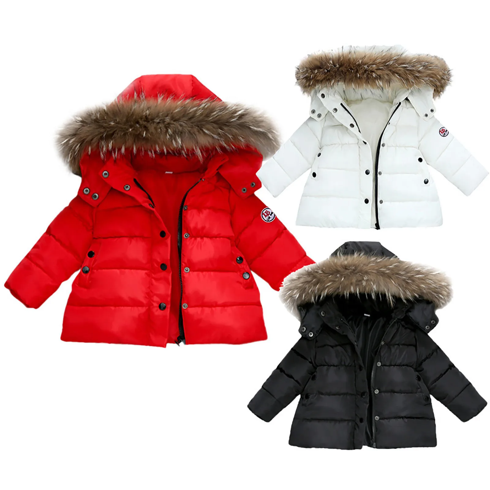 Kids W25 Knit Hooded Jacket and Flare Pants Set (3-8y) - 2 Colors main image 1