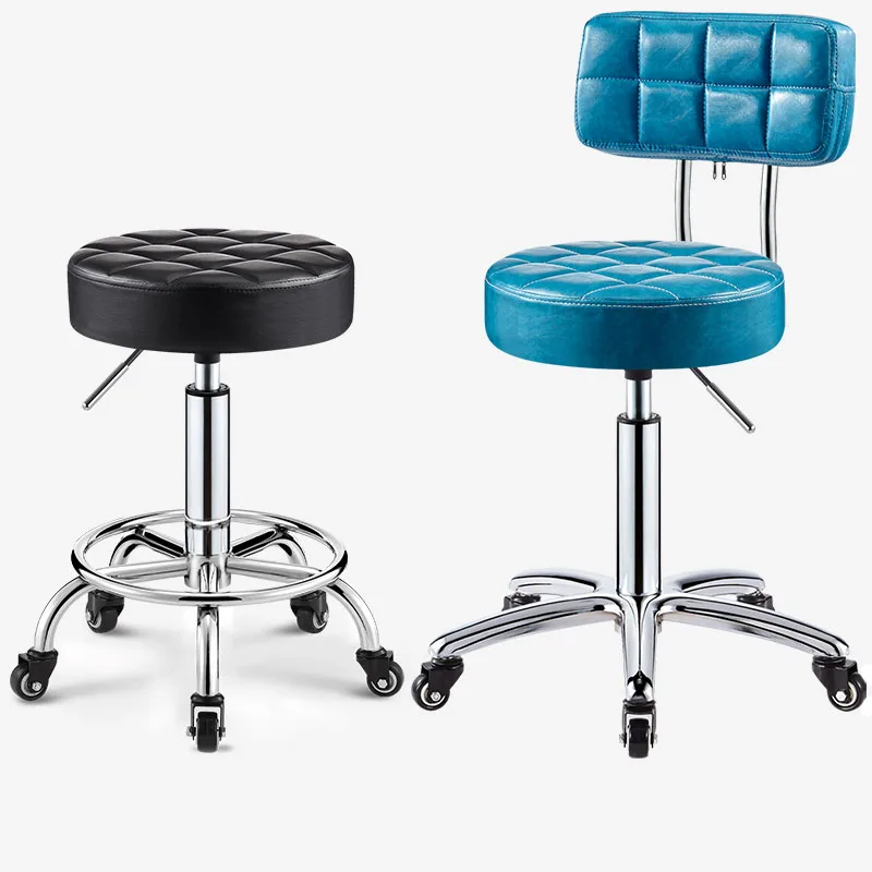 Hair Beauty Salon Styling Chair Furniture Professional Hairdressing Barber Rolling Chairs Esthetician Swivel Stool Customized beauty salon chair