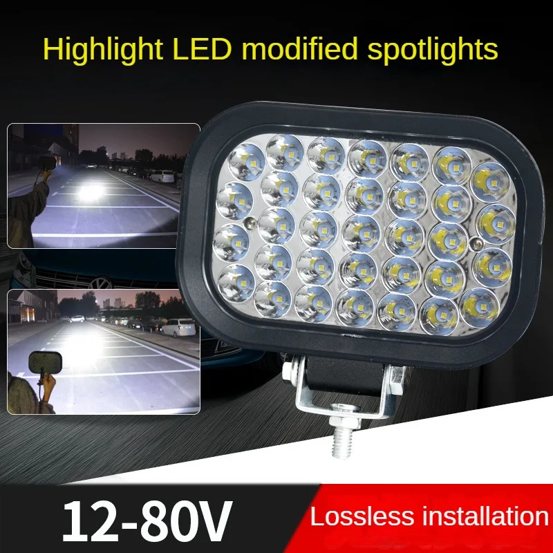 2pcsLedHeadlightsTruckHeadlights12v24vForkliftEngineering