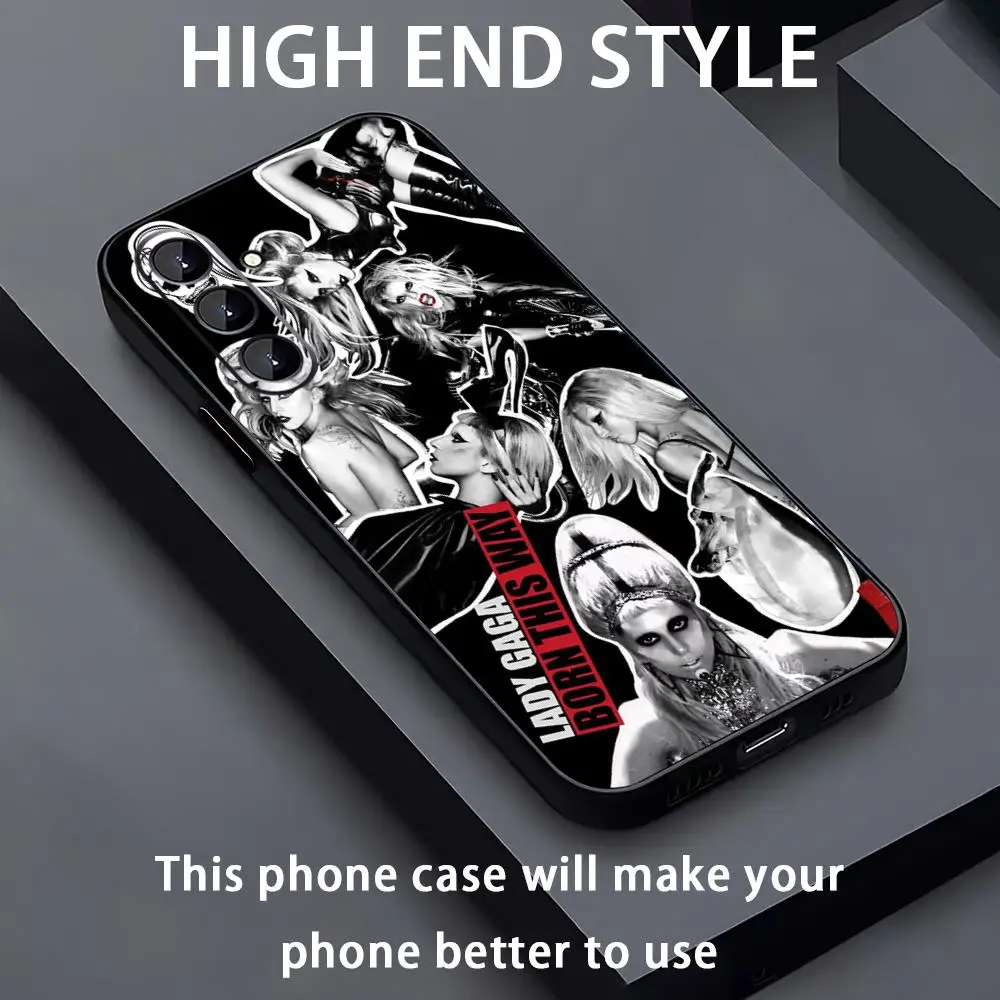 Lady Gaga Mayhem Soft Black Phone Case