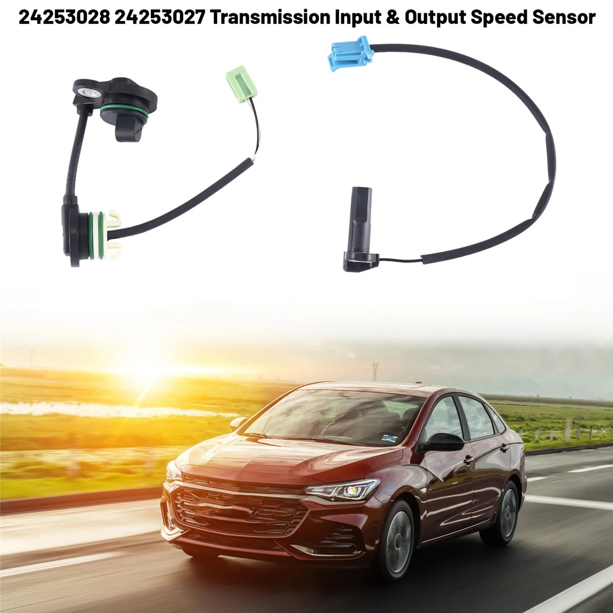 

24253028 24253027 Transmission Input & Output Speed Sensor for Chevrolet Cruze