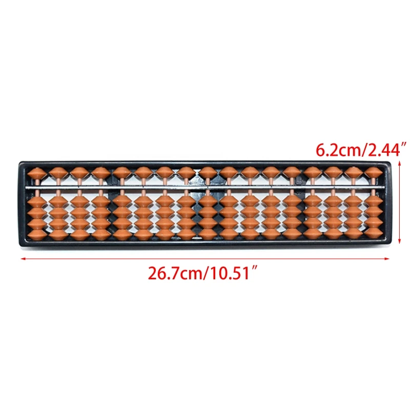 17 Digit 7-15 Digits Rod Wooden Abacus Kids Math Learning Education Toys Abacu Professional Mathematics Calculator Counting Tool