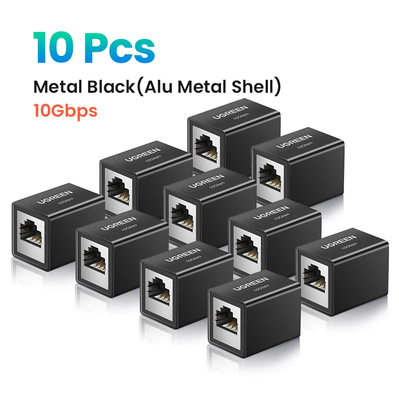 UGREEN RJ45 Coupler 2 Pack - Cat7 Cat6 Ethernet Extender Connector For Gaming & Network Setup