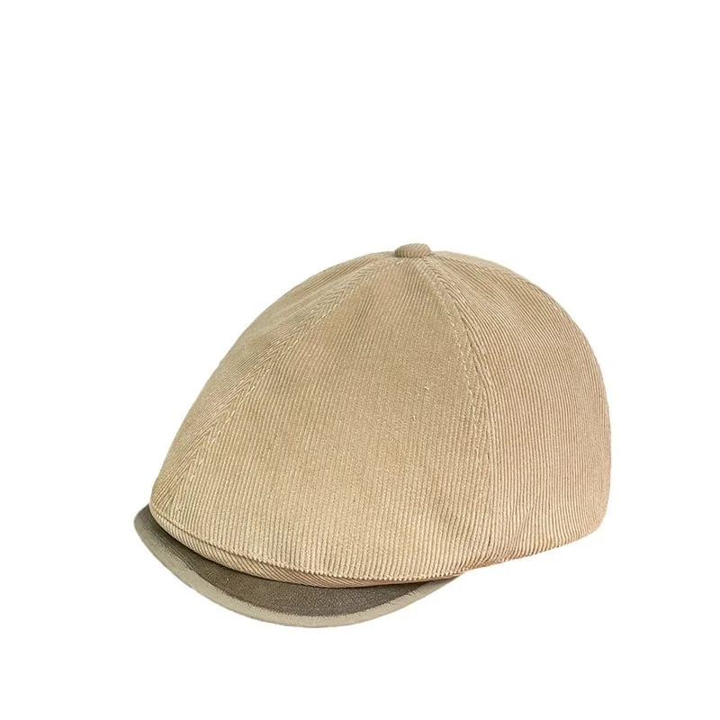 Women Girls Newsboy Flat Cap Classic Corduroy Irish Hat Gatsby Ivy Golf Cabbie Hat